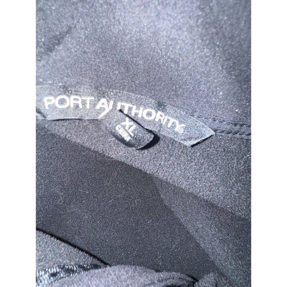 Port Authority Mens Black Zip-Up Jacket XL John De Jong Dairy Logo - Picture 3 of 6